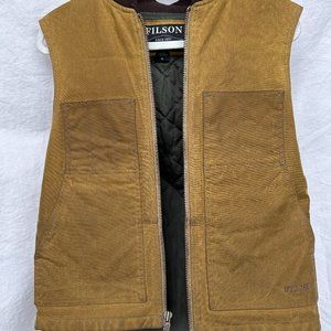 Filson Tin Cloth Insulated Work Vest Small